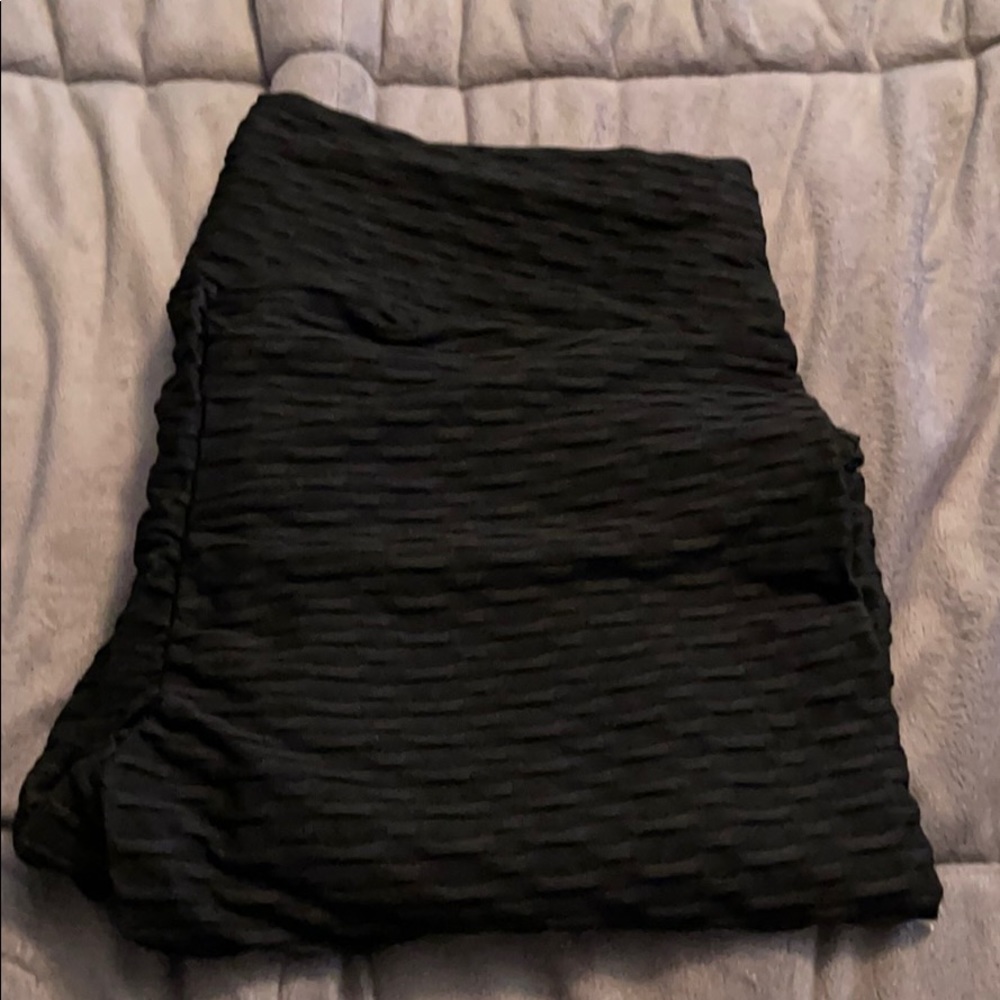 Black Exercise/Workout Leggings 3XL